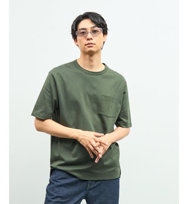  「Zoff｜takashi kumagai スクエア型 サングラス 横長フレーム｜キャッツアイ｜紫外線対策 UVカット  」|サングラス|