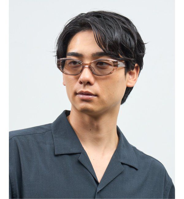  「Zoff｜takashi kumagai スクエア型 サングラス 横長フレーム｜キャッツアイ｜紫外線対策 UVカット  」|サングラス|