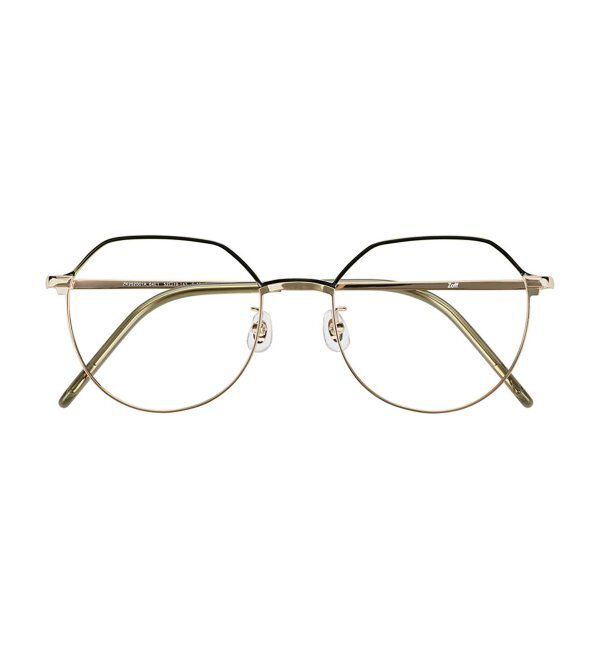  「ボストン型 メガネ | クラウンパント メタルフレーム 眼鏡 伊達メガネ 度付き CLASSIC レンズ交換券付」|メガネ|オリーブ