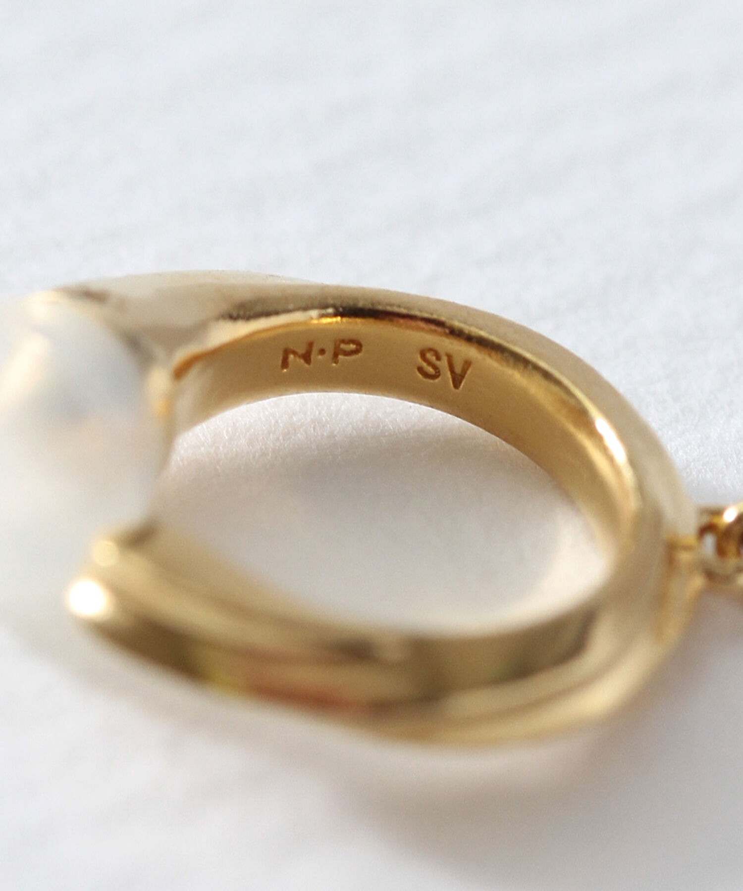  「silver925 スウィングツイストパール イヤリング (ニッケルフリー)」|イヤリング|