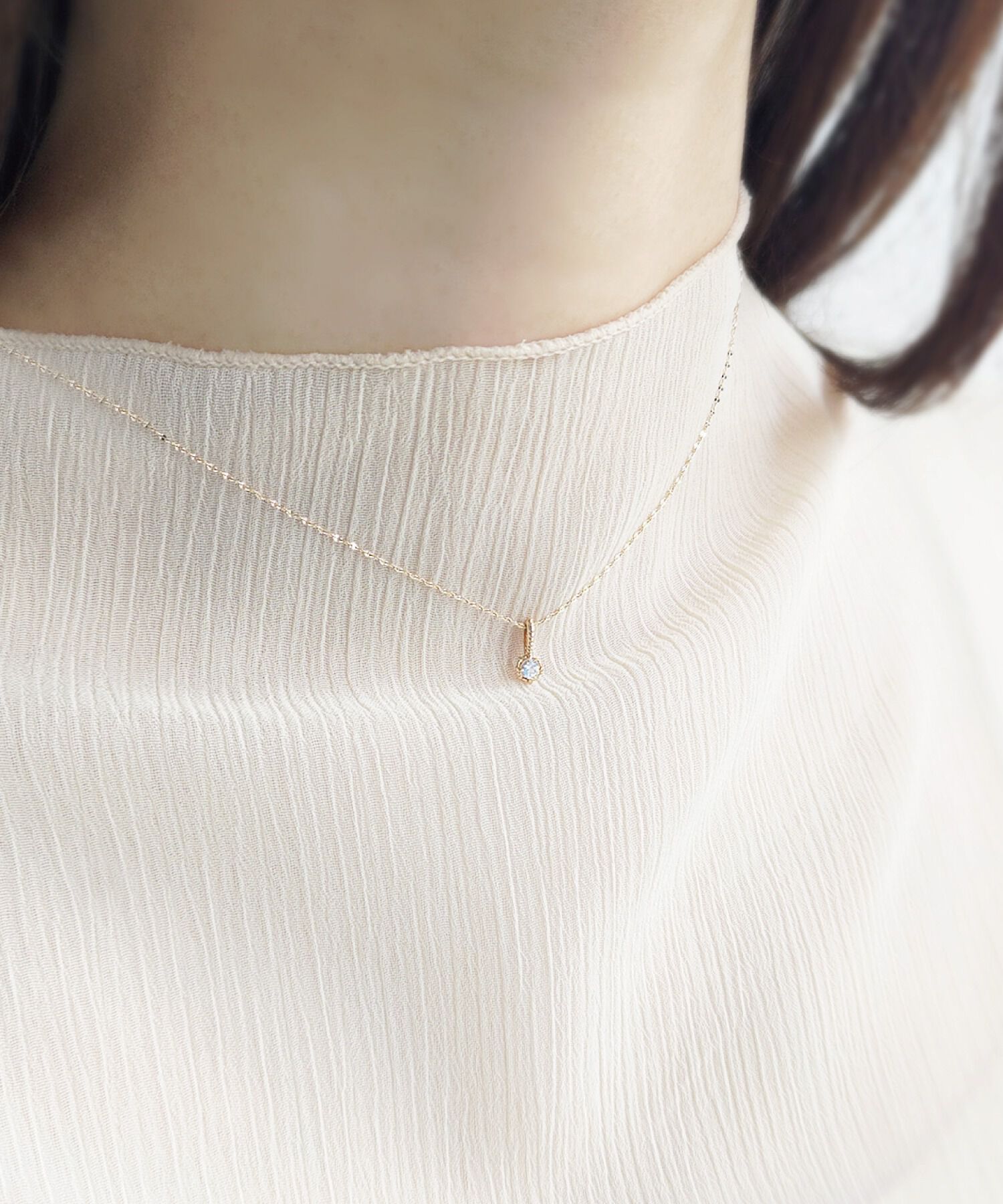  「K10 誕生石チャーム【ネックレスチャーム】1月・2月・3月・6月・8月・10月・11月・12月」|ネックレス|