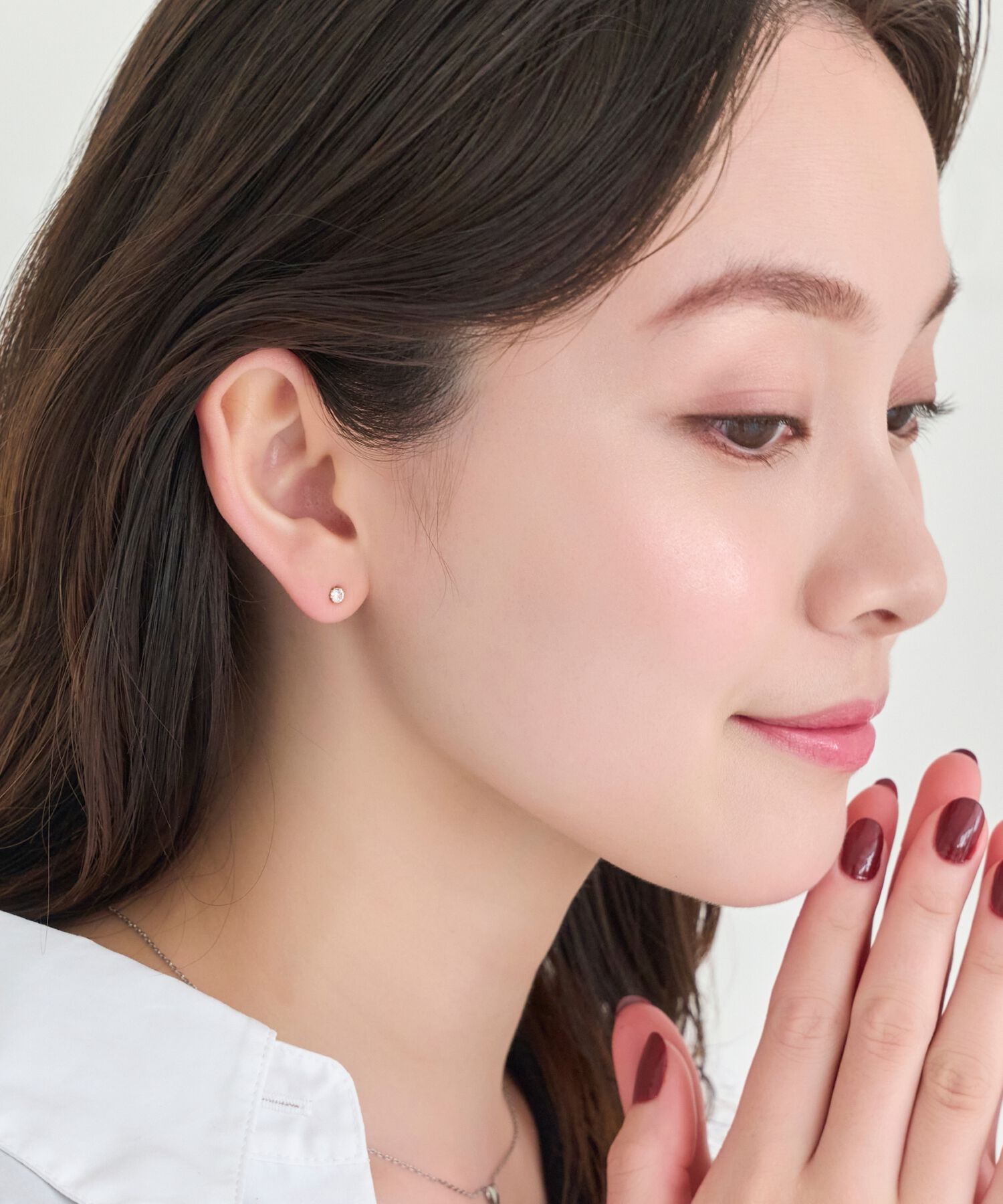 Phoebe「【金属アレルギー対応】3setビジューピアス　ゴールド/サージカルステンレス」|ピアス|