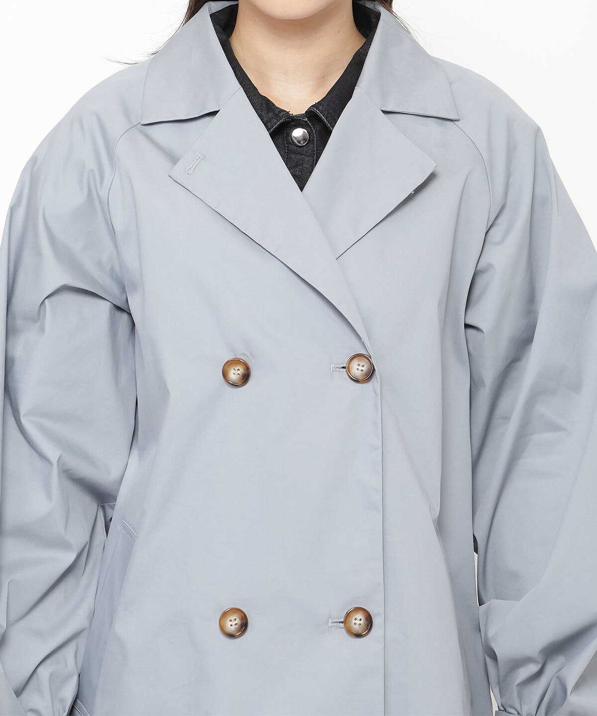 REDYAZEL「チェックライニングトレンチコート」|トレンチコート|