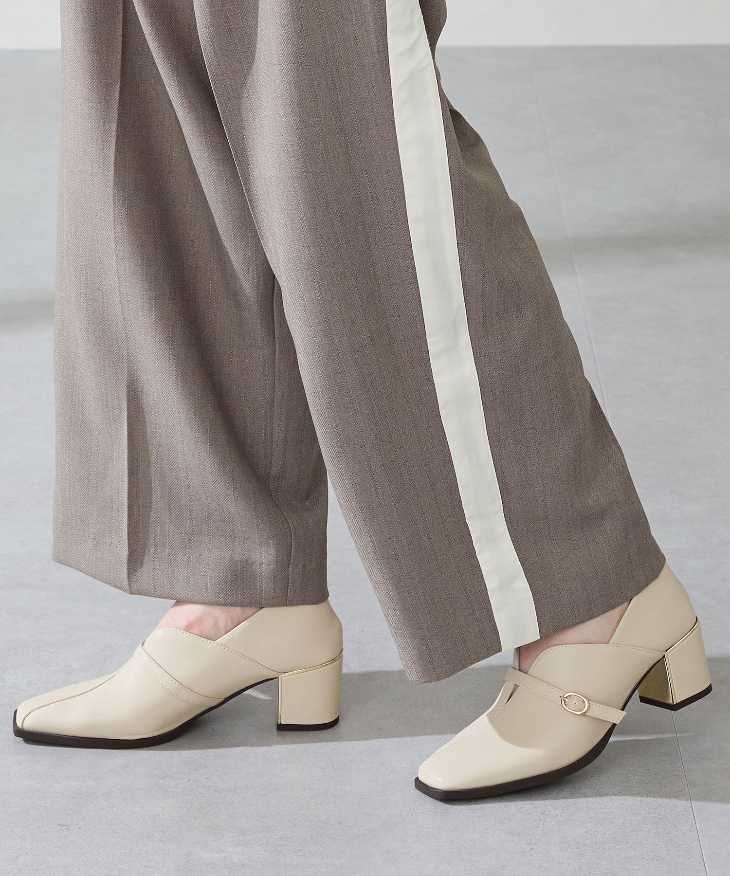 ORiental TRaffic「【予約】●2025秋冬新作●スリットデザイン甲深パンプス/51317」|パンプス|