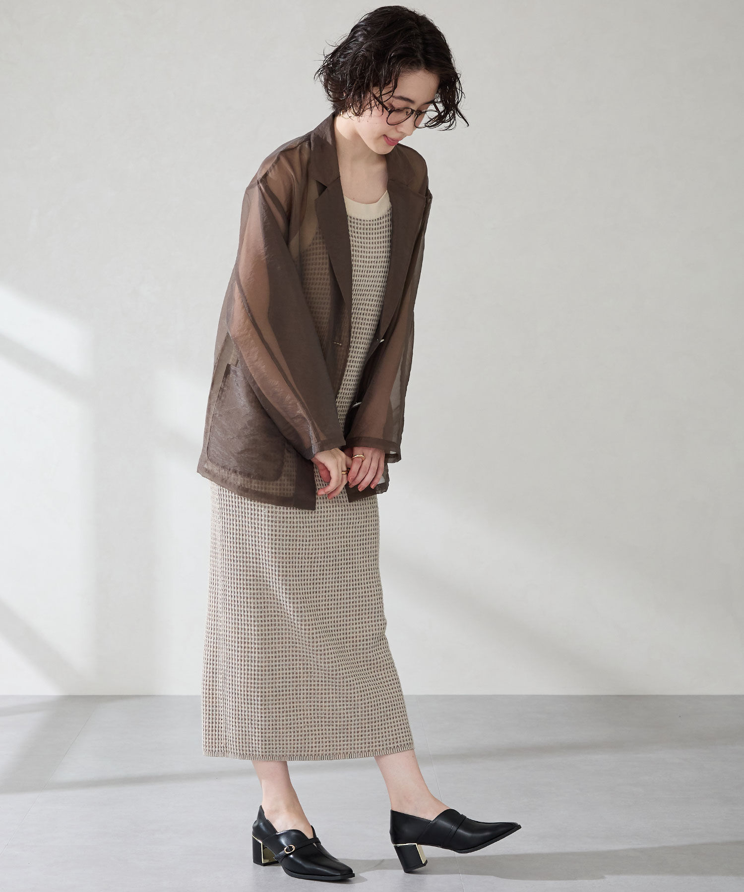 ORiental TRaffic「【予約】●2025秋冬新作●スリットデザイン甲深パンプス/51317」|パンプス|