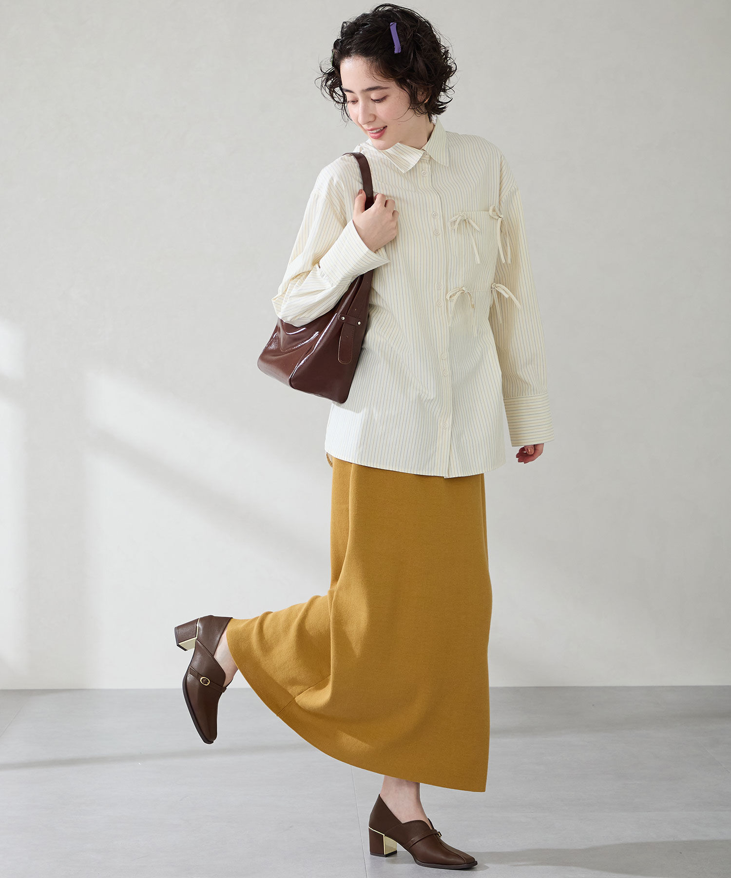 ORiental TRaffic「【予約】●2025秋冬新作●スリットデザイン甲深パンプス/51317」|パンプス|