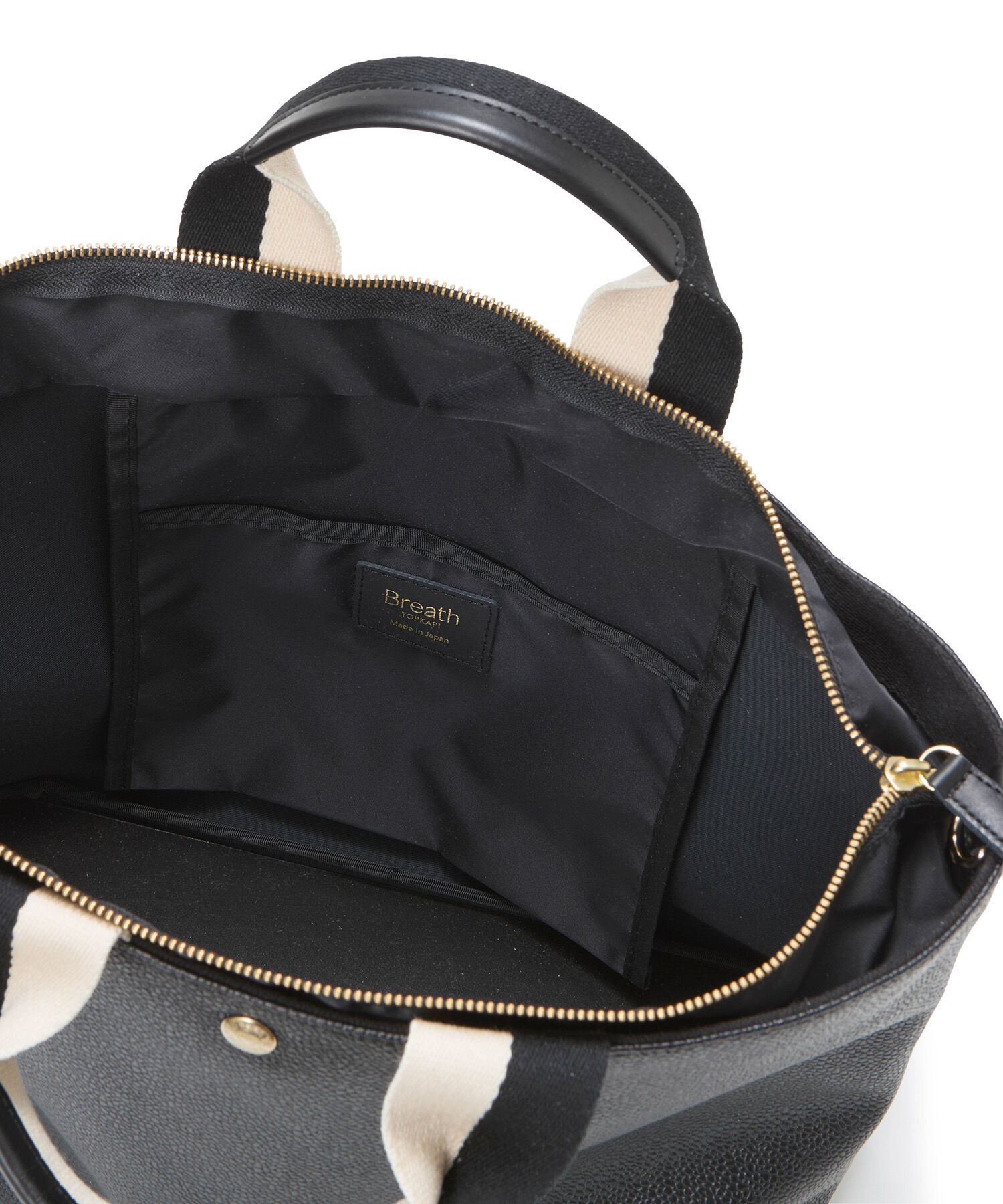 TOPKAPI BREATH「【Breath TOPKAPI】SCOTCH GRAIN スコッチグレイン プレーン バイカラーハンドル A4 トートバッグ」|トートバッグ|