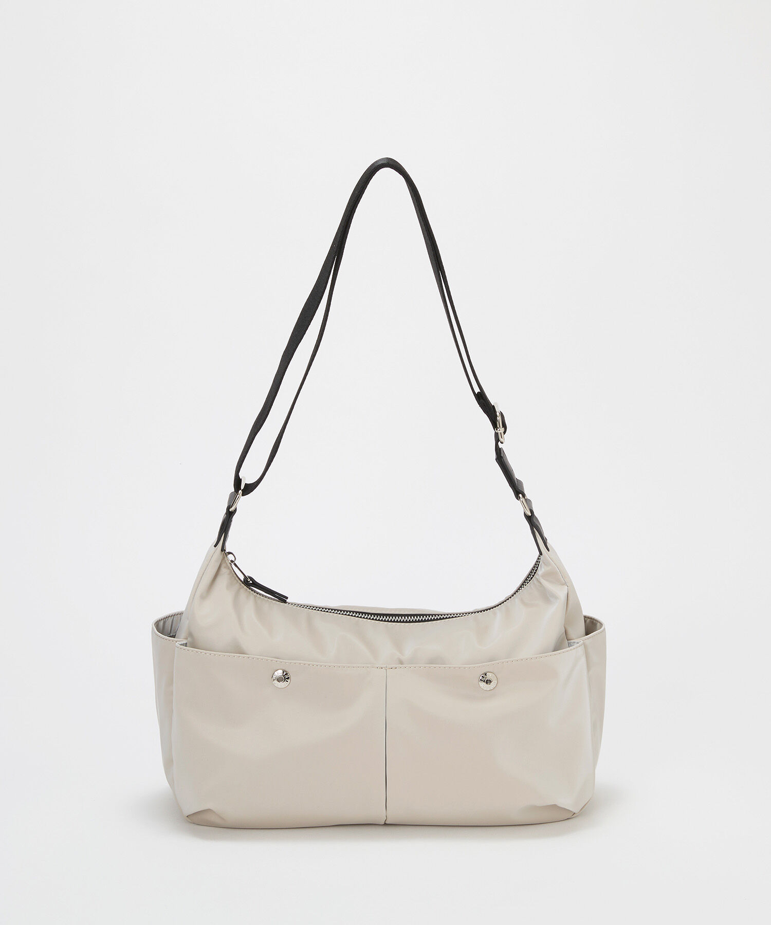 TOPKAPI BREATH「【Breath TOPKAPI】【軽量430g】Train 防水ポリエステル ワイド ショルダーバッグ」|ショルダー・メッセンジャー|ライトベージュ