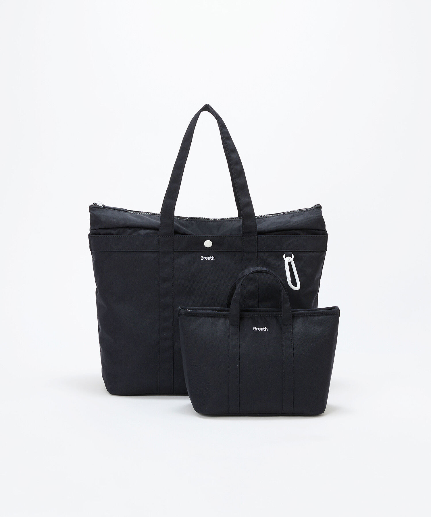 TOPKAPI BREATH「【Breath TOPKAPI】CHILLGO 保冷バッグ付き ナイロン トートバッグ L / 撥水」|トートバッグ|ブラック