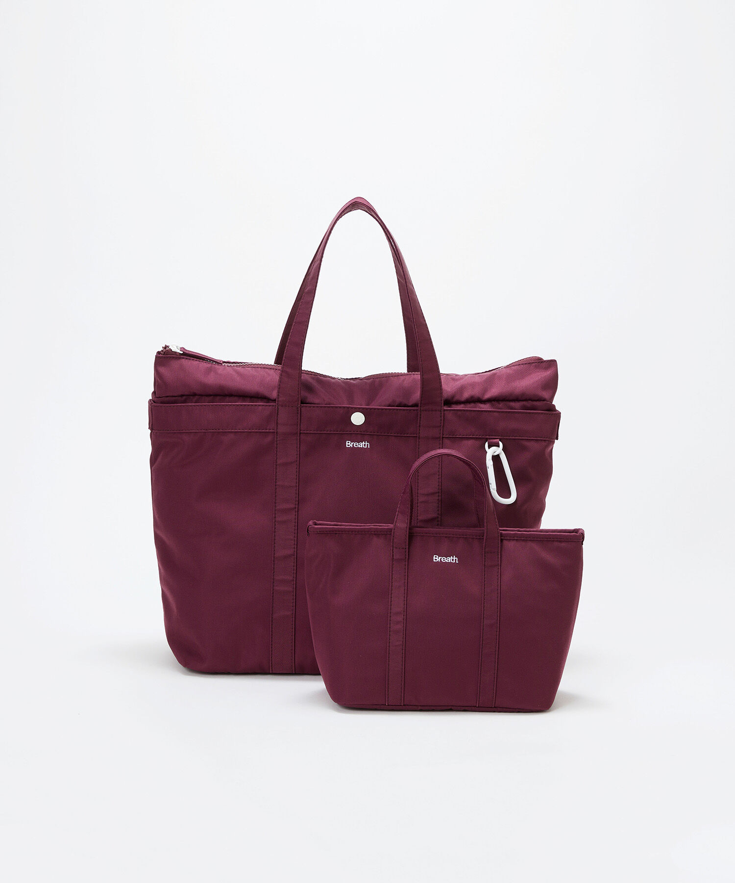 TOPKAPI BREATH「【Breath TOPKAPI】CHILLGO 保冷バッグ付き ナイロン トートバッグ L / 撥水」|トートバッグ|ボルドー