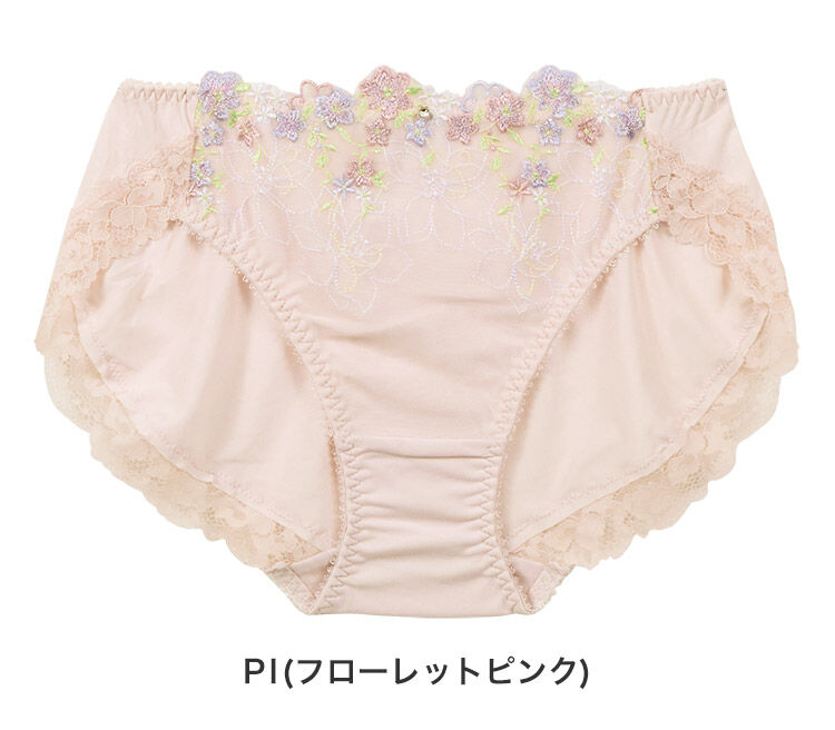 intesucre「アンテシュクレ なでしこブラ IBT354ペア スタンダードショーツ M/L ISP354」|インナー|PI