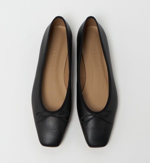 ODETTE E ODILE「スクエアバレエ フラット10&darr;&uarr;」|バレエシューズ|