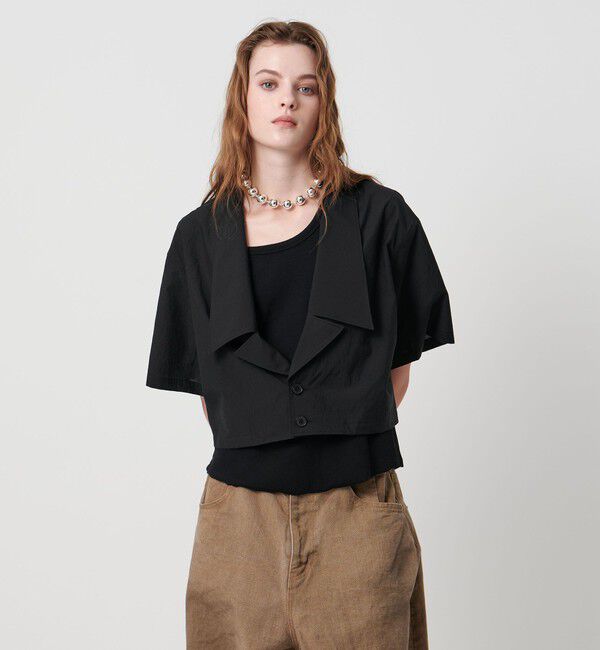 ASTRAET「＜ASTRAET＞ラペル ショートスリーブシャツ2」|シャツ・ブラウス|