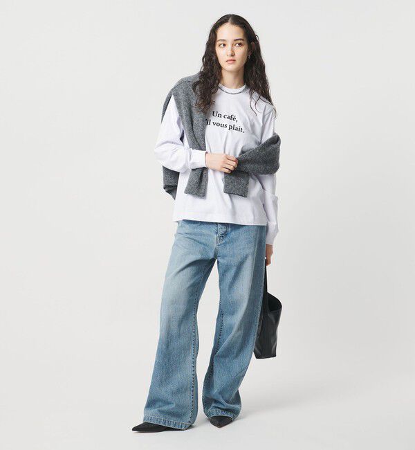 UNITED ARROWS「＜Les Petits Basics＞UN CAFE ロングスリーブ Tシャツ」|Tシャツ・カットソー|