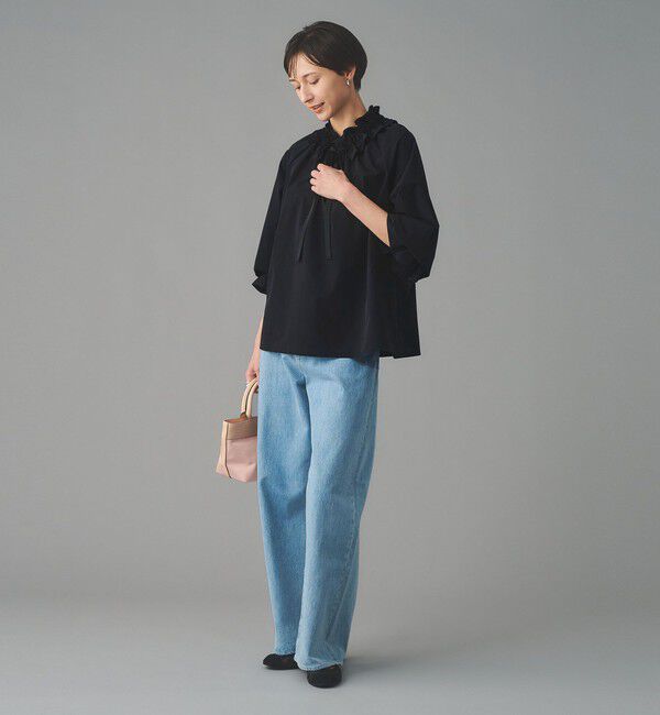 UNITED ARROWS「レースフリルカラー 2WAY ブラウス」|シャツ・ブラウス|