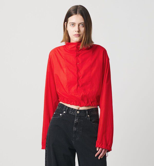 AEWEN MATOPH「＜AEWEN MATOPH＞アノラックショートブルゾン ‐ ウォッシャブル ‐」|その他|RED