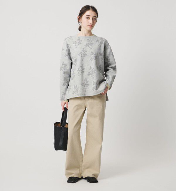 UNITED ARROWS「フラワー ジャガード スウェット」|スウェット・ジャージ|