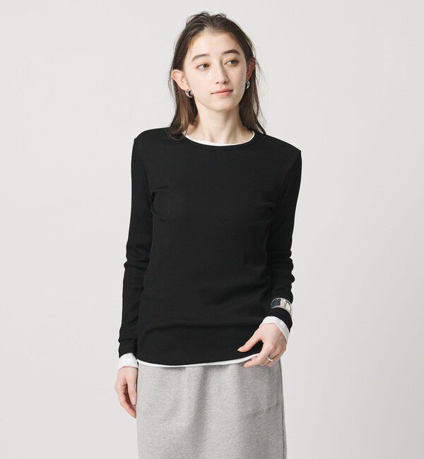 UNITED ARROWS「コットン テレコ クルーネック カットソー」|Tシャツ・カットソー|