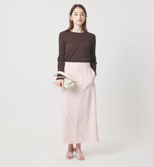 UNITED ARROWS「コットン テレコ クルーネック カットソー」|Tシャツ・カットソー|