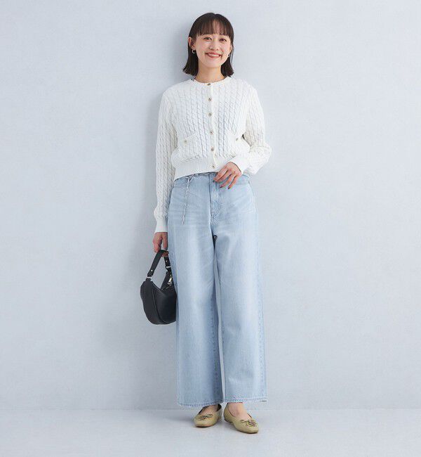 UNITED ARROWS green label relaxing「［size SHORT/TALLあり］ワイド デニム パンツ」|デニム|