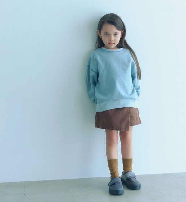 UNITED ARROWS green label relaxing「裏毛 配色ステッチ プルオーバー / キッズ  100cm-160cm」|Tシャツ・カットソー|