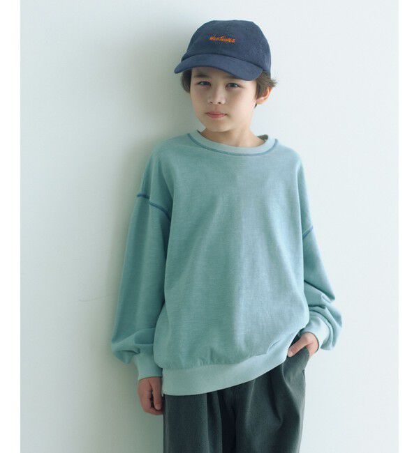 UNITED ARROWS green label relaxing「裏毛 配色ステッチ プルオーバー / キッズ  100cm-160cm」|Tシャツ・カットソー|