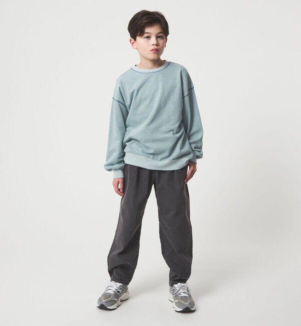 UNITED ARROWS green label relaxing「裏毛 配色ステッチ プルオーバー / キッズ  100cm-160cm」|Tシャツ・カットソー|