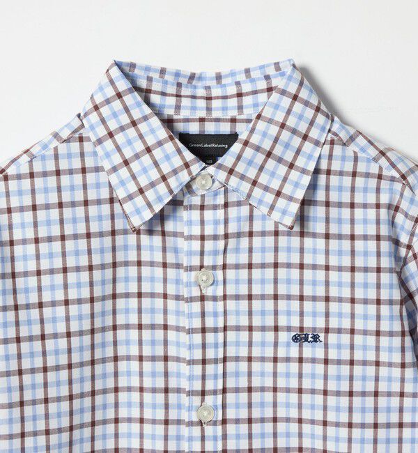UNITED ARROWS green label relaxing「チェックシャツ / キッズ 140cm-160cm」|シャツ・ブラウス|