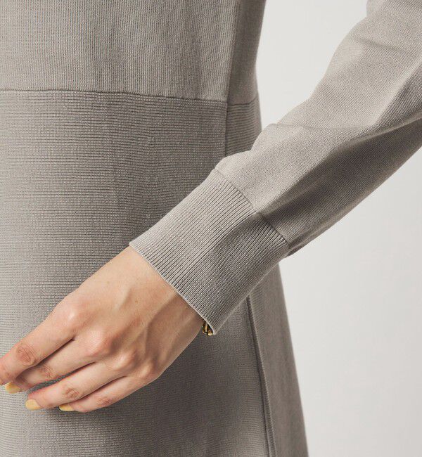 UNITED ARROWS green label relaxing「ハイショク エリツキ ニット ワンピース」|ワンピース|