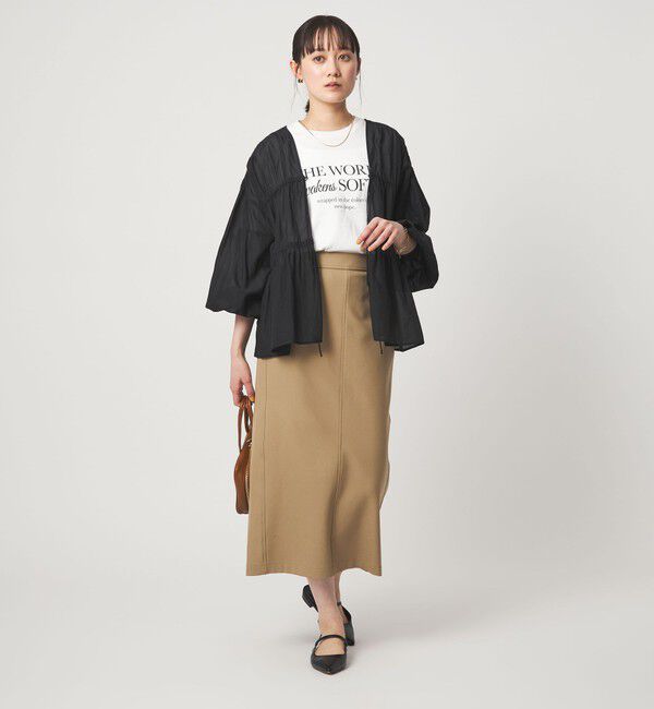 UNITED ARROWS green label relaxing「全方位映えギャザーブラウス」|シャツ・ブラウス|