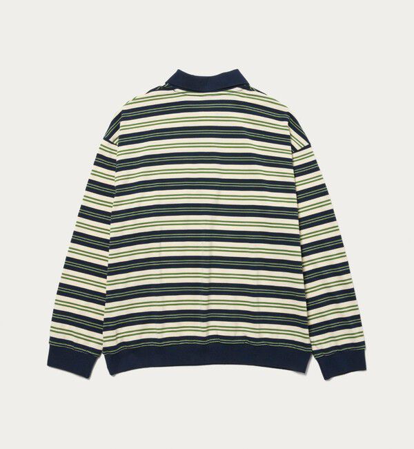 UNITED ARROWS green label relaxing「【別注】＜UMBRO＞ボーダー 長袖 ポロシャツ」|ポロシャツ|