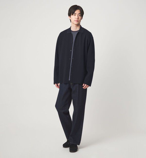 UNITED ARROWS green label relaxing「スナップ ポロカラー カーディガン」|カーディガン|