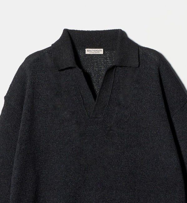 BEAUTY&YOUTH UNITED ARROWS「ペイパー アゼ スキッパー ニット」|ニット・セーター|