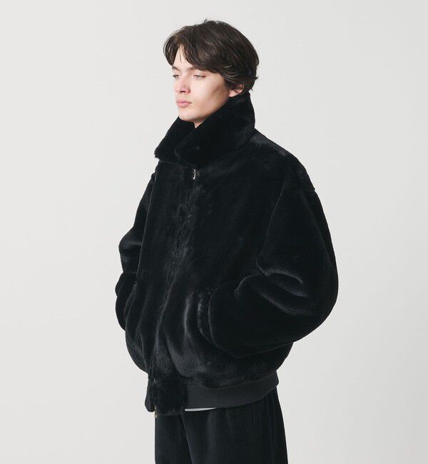 MONKEY TIME「ファーライク ミリタリー ブルゾン」|その他|