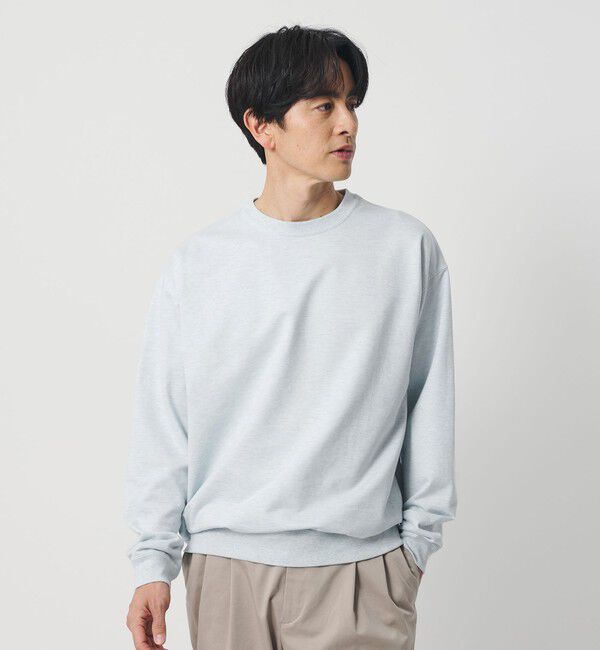 BEAUTY&YOUTH UNITED ARROWS「金政メリヤス 36G クルーネック スウェット -MADE IN JAPAN-」|Tシャツ・カットソー|LT.BLUE