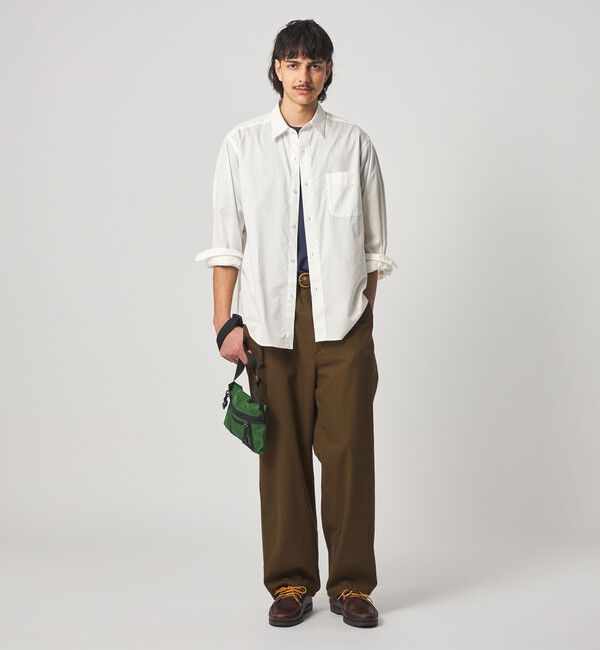 STEVEN ALAN「＜Steven Alan＞ 80 コンパクトヤーン ツイル レギュラーカラー シャツ NARROW」|シャツ・ブラウス|