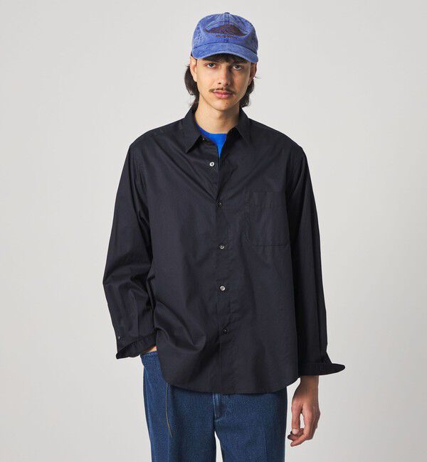 STEVEN ALAN「＜Steven Alan＞ 80 コンパクトヤーン ツイル レギュラーカラー シャツ NARROW」|シャツ・ブラウス|