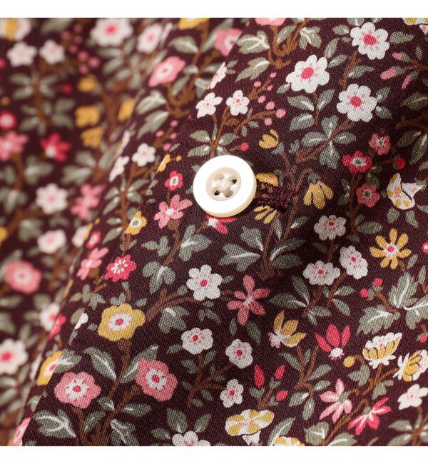 BEAMSBOY「リバティ デタッチ フリルカラー シャツ」|シャツ・ブラウス|