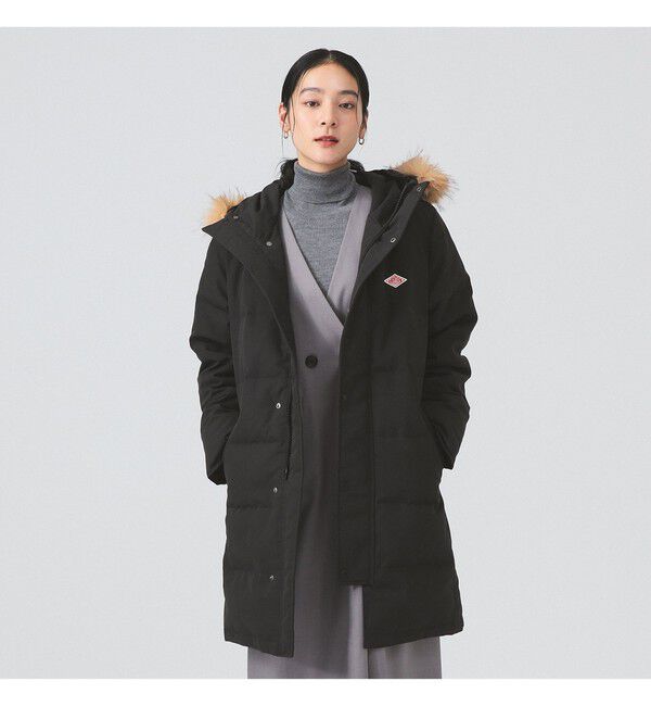 Ray BEAMS 「【WEB限定】DANTON / FAKE FUR HOODED DOWN COAT」|ダウン|090_BLACK