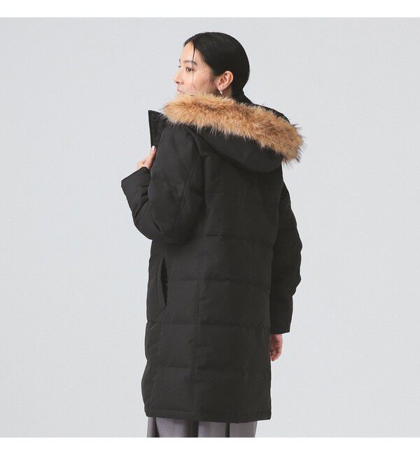 Ray BEAMS 「【WEB限定】DANTON / FAKE FUR HOODED DOWN COAT」|ダウン|