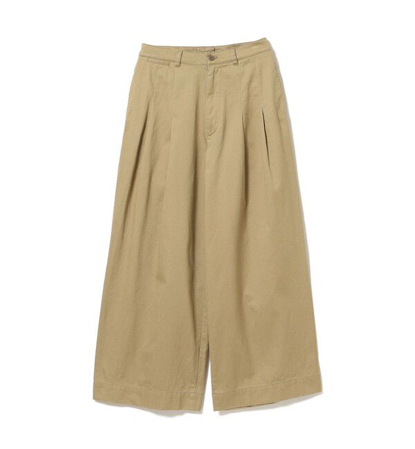 BEAMSBOY「ワイド タック チノ パンツ」|チノ|