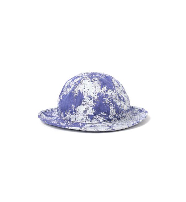 BEAMS PLUS「MIL Hat Herringbone on Paint Print」|その他|BLUE