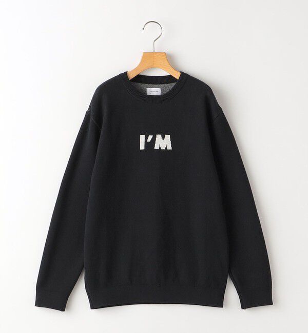 SHIPS KIDS「ARCH&LINE:155cm /〈手洗い可能〉オーガニック コットン  I&rsquo;M KNIT」|ニット・セーター|ブラック