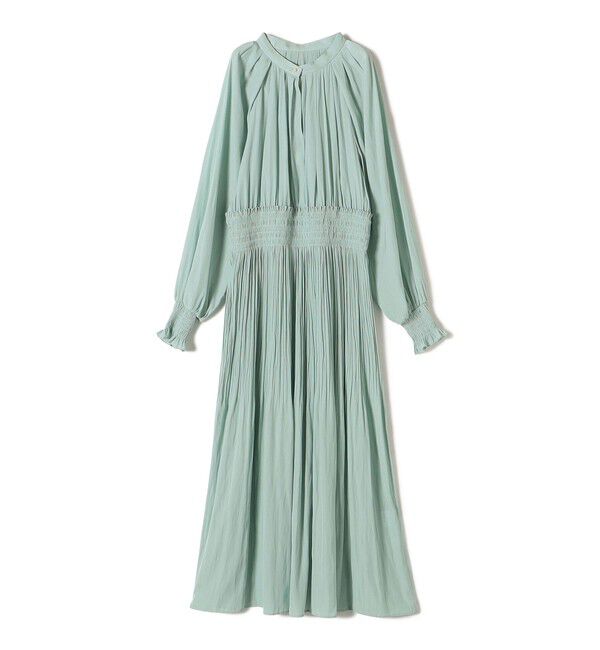SHIPS for women「ウエスト シャーリング プリーツ ワンピース 24SS ◇」|ワンピース|