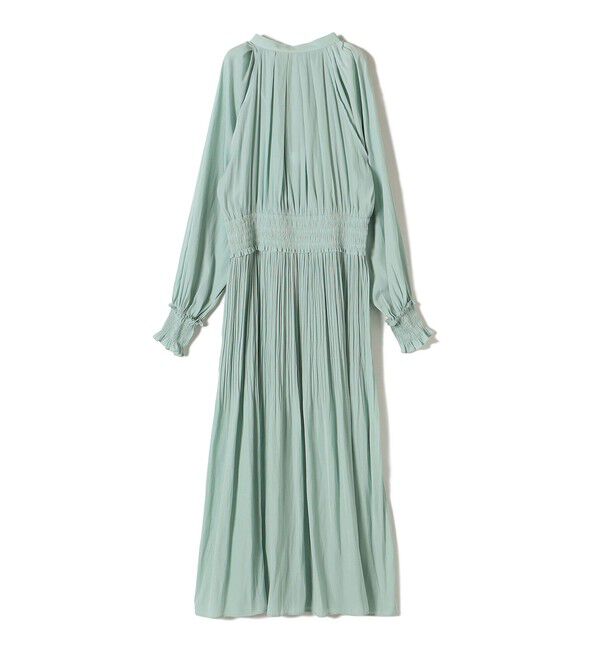 SHIPS for women「ウエスト シャーリング プリーツ ワンピース 24SS ◇」|ワンピース|