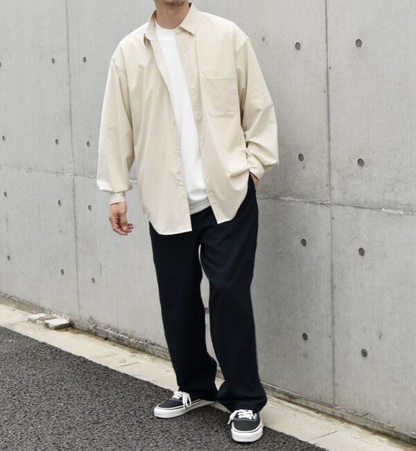 SHIPS any「SHIPS any: バンブー レーヨン バルーンスリーブ ドレープ オーバー シャツ ［BRIOS］◇」|シャツ・ブラウス|