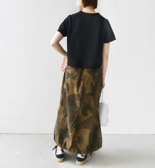 SHIPS for women「【WEB限定】〈手洗い可能〉ハイツイスト コットン ビジュー カノコ ニット」|プルオーバー|