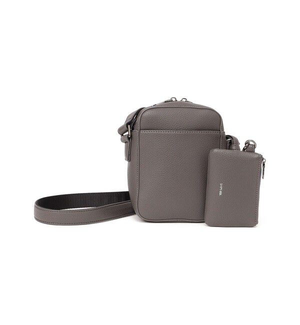 SHIPS any「SHIPS any: スプリット レザー ミニ ショルダーバッグ (カードケース付き)◇」|ショルダー・メッセンジャー|