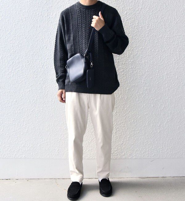 SHIPS any「SHIPS any: スプリット レザー ミニ ショルダーバッグ (カードケース付き)◇」|ショルダー・メッセンジャー|