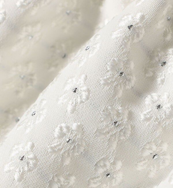 SHIPS any「SHIPS any:〈手洗い可能〉フラワー ジャカード タック スカート」|スカート|